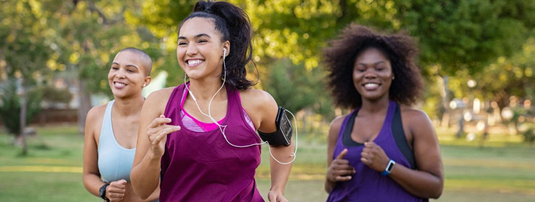 Ladies having a run